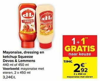 Carrefour Mayonaise met eieren aanbieding