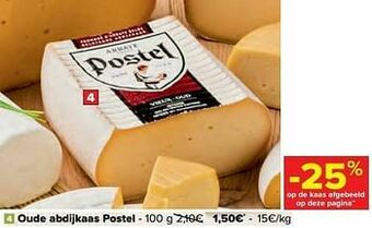 Carrefour Oude abdijkaas postel aanbieding