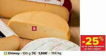 Carrefour Chimay aanbieding