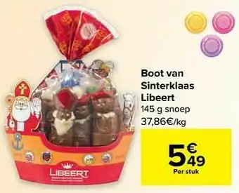 Carrefour Boot van sinterklaas libeert aanbieding