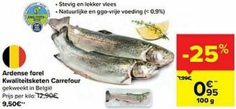 Carrefour Ardense forel kwaliteitsketen carrefour aanbieding