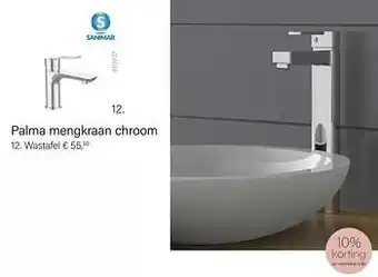 Multi bazar Palma mengkraan chroom wastafel aanbieding