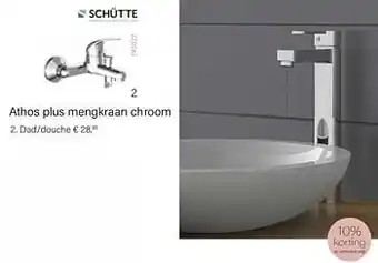 Multi bazar Athos plus mengkraan chroom bad-douche aanbieding