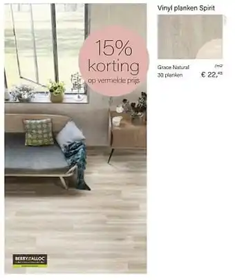 Multi bazar Vinyl planken spirit grace natural 30 planken aanbieding