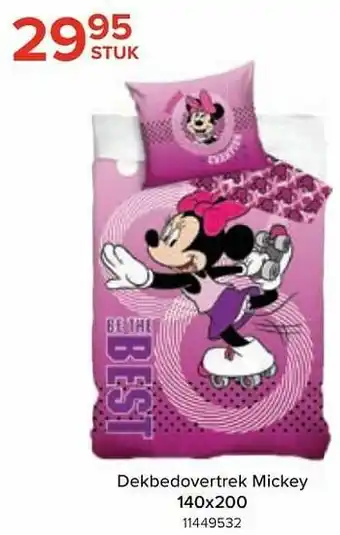 Dekbedovertrek mickey