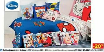 Carrefour Dekbedovertrek + 1 sloop aanbieding