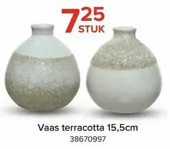 Euroshop Vaas terracotta aanbieding