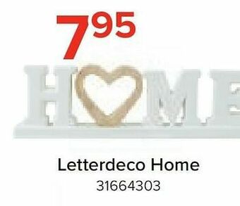 Euroshop Letterdeco home aanbieding