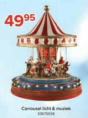Euroshop Carrousel licht + muziek aanbieding