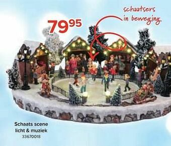 Euroshop Schaats scene licht + muziek aanbieding