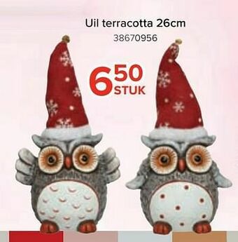 Euroshop Uil terracotta aanbieding