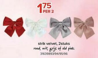 Euroshop Strik velvet aanbieding