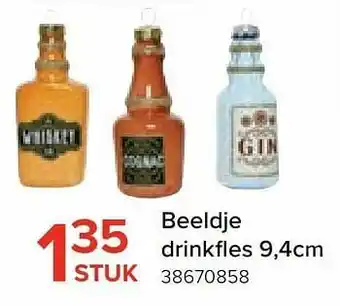 Euroshop Beeldje drinkfles aanbieding