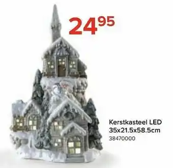 Euroshop Kerstkasteel led aanbieding