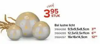 Euroshop Bal lustre licht aanbieding