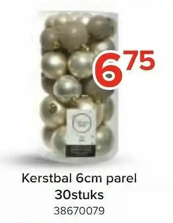 Kerstbal parel