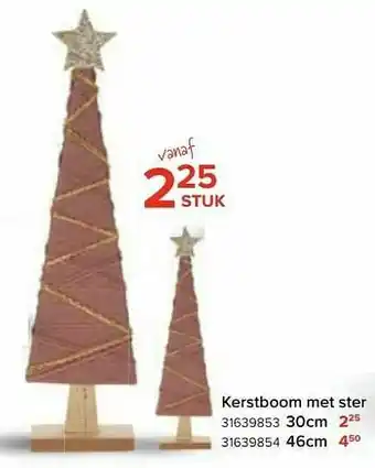 Kerstboom met ster