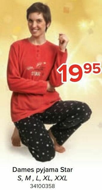 Dames pyjama star