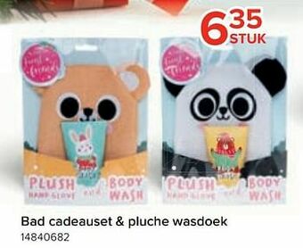 Euroshop Bad cadeauset + pluche wasdoek aanbieding