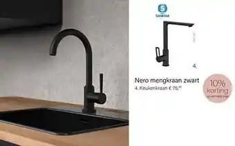 Multi bazar Nero mengkraan zwart keukenkraan aanbieding