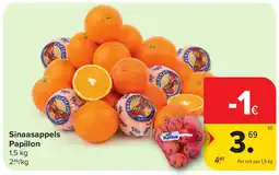 Carrefour Sinaasappels Papillon aanbieding