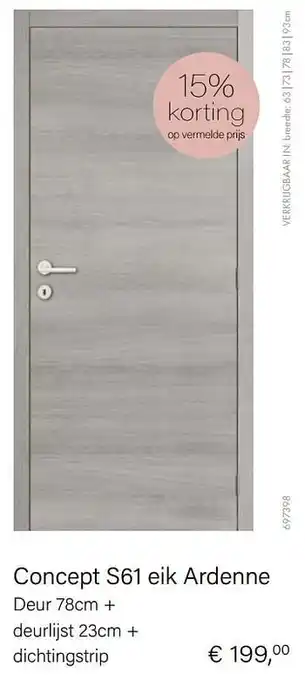 Multi bazar Concept s61 eik ardenne aanbieding