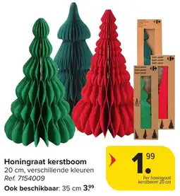 Carrefour Honingraat kerstboom aanbieding