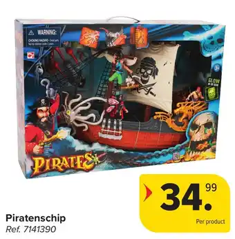 Carrefour Piratenschip aanbieding