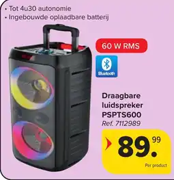 Carrefour Draagbare luidspreker PSPTS600 aanbieding
