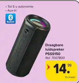 Carrefour Draagbare luidspreker PSSS150 aanbieding