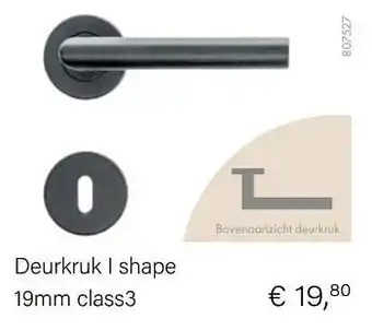 Multi bazar Deurkruk i shape 19mm class3 aanbieding
