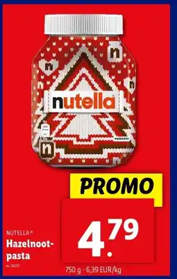 Lidl Hazelnootpasta aanbieding