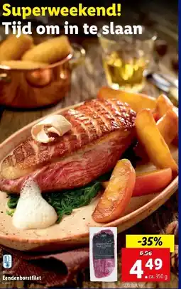 Lidl Eendenborstfilet aanbieding