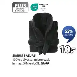 Jysk Simris badjas aanbieding