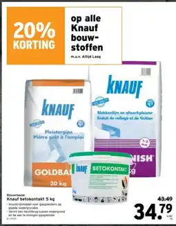 GAMMA Knauf betokontakt aanbieding