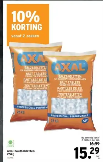 GAMMA Axal zouttabletten aanbieding