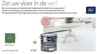 Zet uw vloer in verf