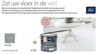 Zet uw vloer in verf