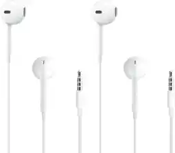 Coolblue Apple Earpods 3,5 mm Jack duo pack aanbieding