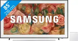 Coolblue Samsung The Frame 85LS03D (2024) + Samsung HW-S801D Wit aanbieding