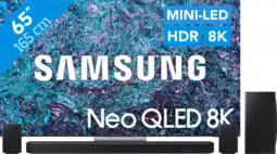 Coolblue Samsung Neo QLED 8K 65QN900D (2024) + Soundbar aanbieding