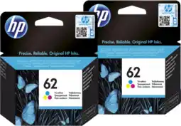 Coolblue HP 62 Cartridges Kleur Duo Pack aanbieding