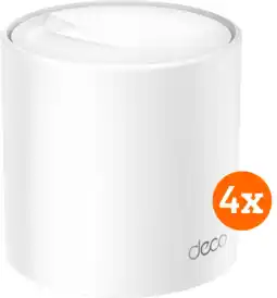 Coolblue TP-Link Deco X60 4-Pack aanbieding