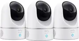 Coolblue Eufy Indoor Cam 2K Pan & Tilt 3-Pack aanbieding