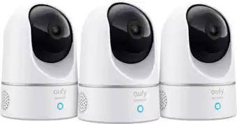 Coolblue Eufy Indoor Cam 2K Pan & Tilt 3-Pack aanbieding