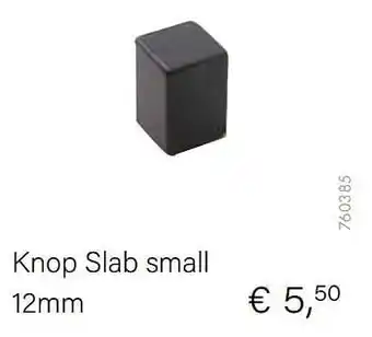 Multi bazar Knop Slab small 12mm aanbieding