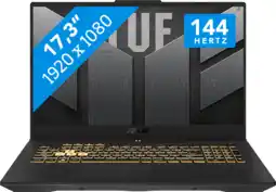 Coolblue ASUS TUF Gaming F17 FX707VV-HX208W Azerty aanbieding