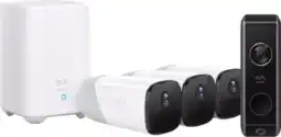 Coolblue Eufycam 2 Pro 3-pack + Eufy Video Doorbell Dual 2 Pro aanbieding