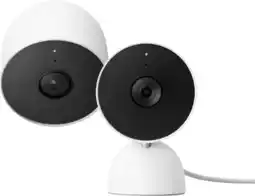 Coolblue Google Nest Cam + Nest Cam Indoor Wired aanbieding