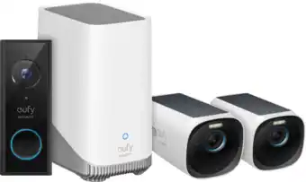 Coolblue Eufycam 3 Duo Pack + Video Doorbell Battery aanbieding